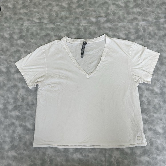 Vuori Tops - VUORI Sutton V-neck Tee Shirt‎ Womens XL White Short Sleeve Relaxed